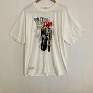 Vtg Tim McGraw Faith Hill Soul 2 Soul Tour 2006 Shirt XL Country Merch Tee